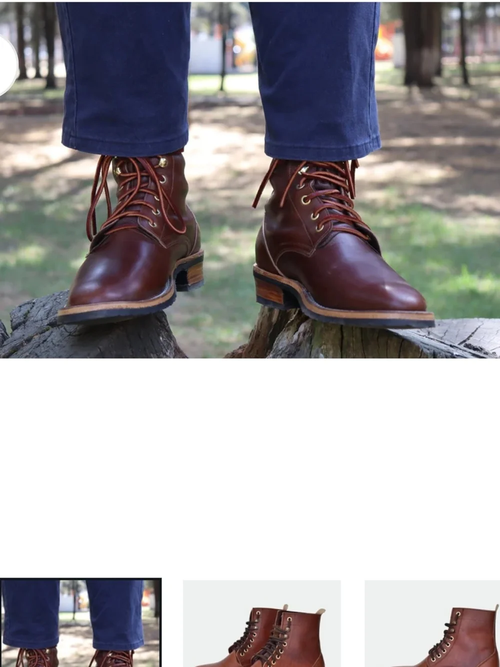 Cordobes Service Boots Size 8.5 D-25